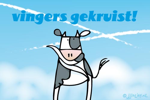 Kaart: Vingers gekruist!