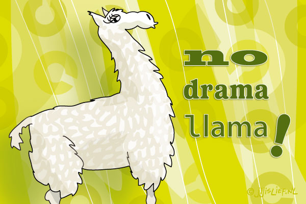 Kaart: No drama llama!