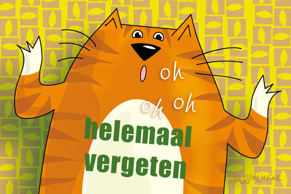 Kaart: Helemaal vergeten