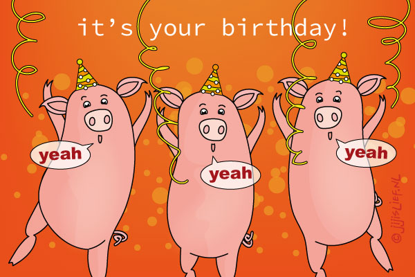 Kaart: It's your birthday!