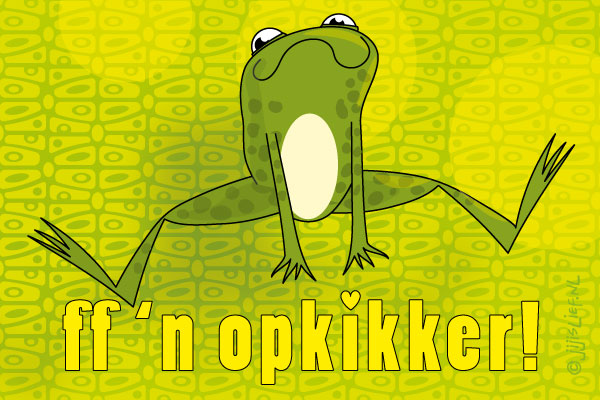 Kaart: Even een opkikker!