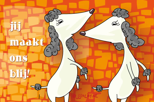 Kaart: Jij maakt ons blij!