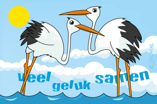 Kaart: Veel geluk samen