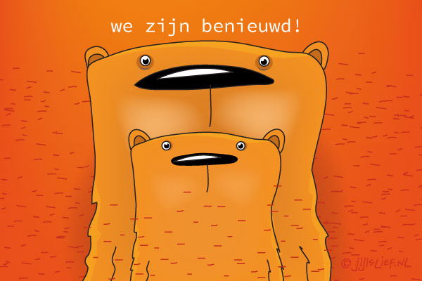 Kaart: We zijn benieuwd!