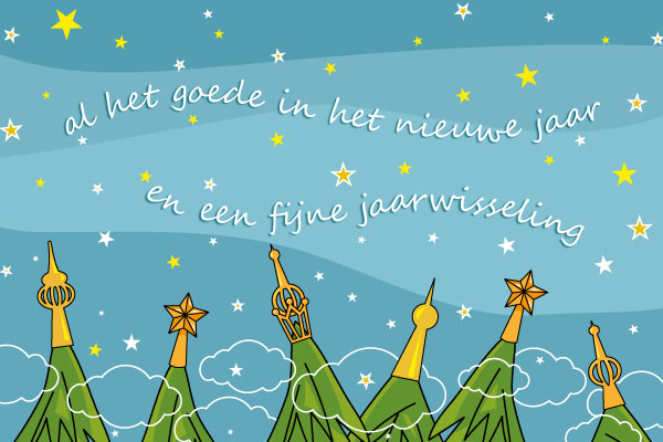 Kaart: Fijne jaarwisseling