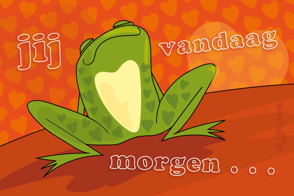 Kaart: Jij vandaag, morgen...