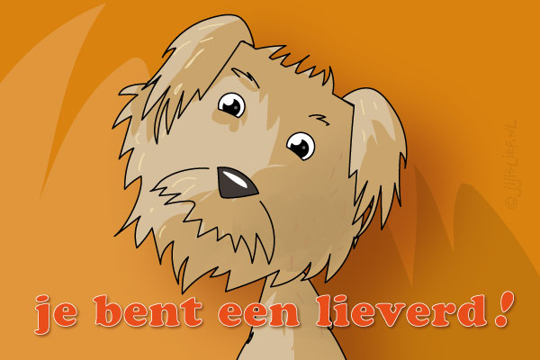 Kaart: Je bent een lieverd!