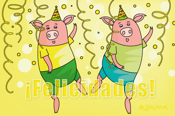 Kaart: Gefeliciteerd!