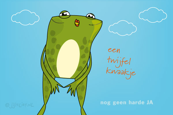Kaart: Een twijfelkwaakje